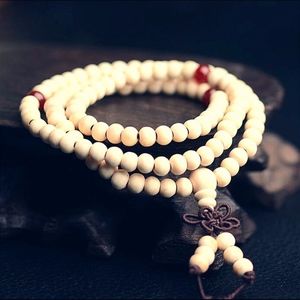 Tibetan Buddhist Sandalwood Prayer Beads Bracelet